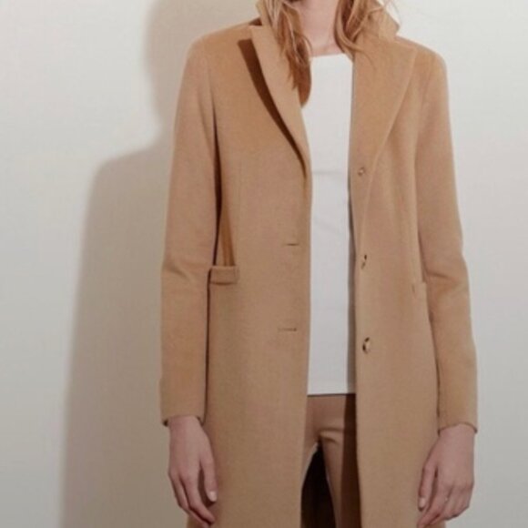 Ralph Lauren Wool Blend Reefer Coat - Picture 1 of 6